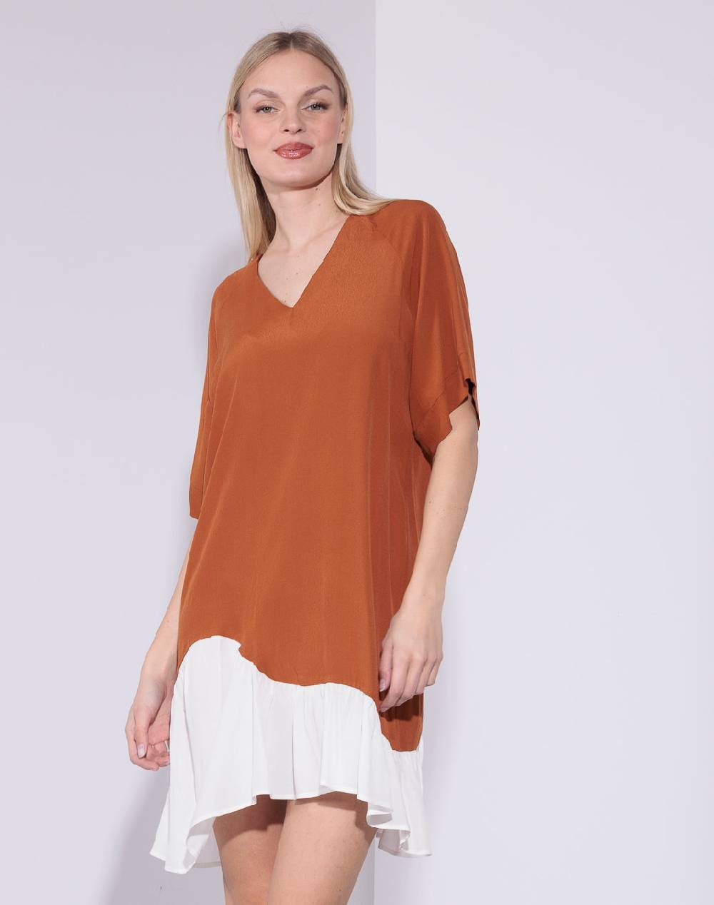 Risskio Kareem - Abito in georgette di viscosa Vendita
