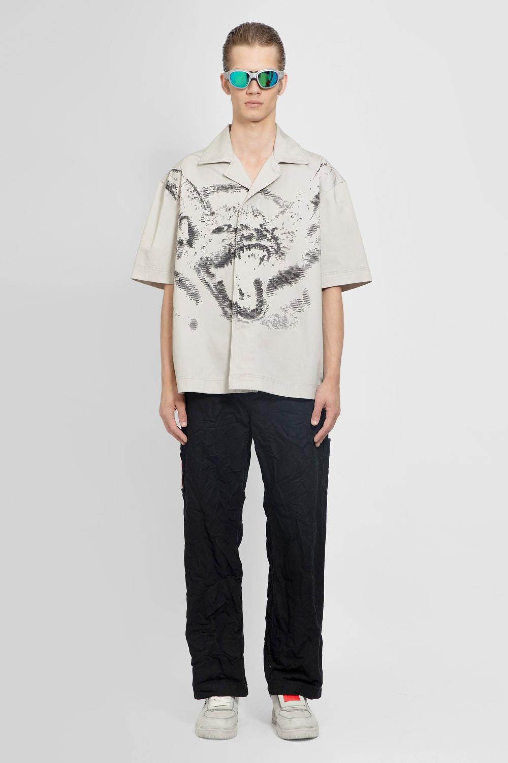 Antonioli 44 LABEL GROUP MAN BEIGE SHIRTS Consegna Veloce