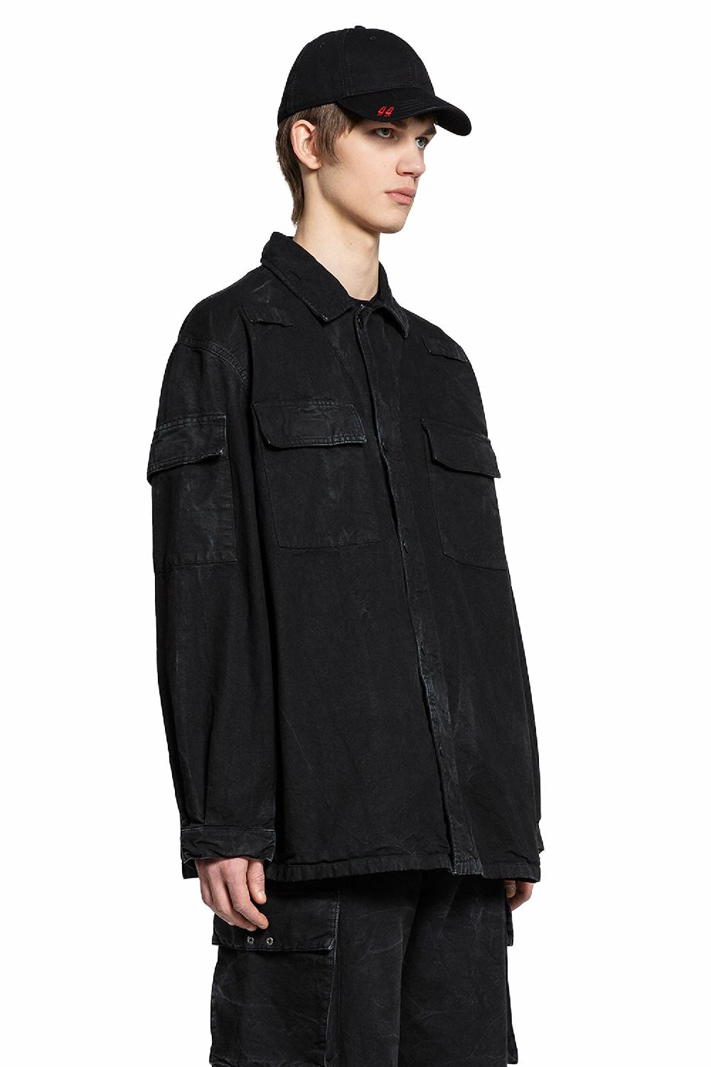 Antonioli 44 LABEL GROUP MAN BLACK JACKETS Presa