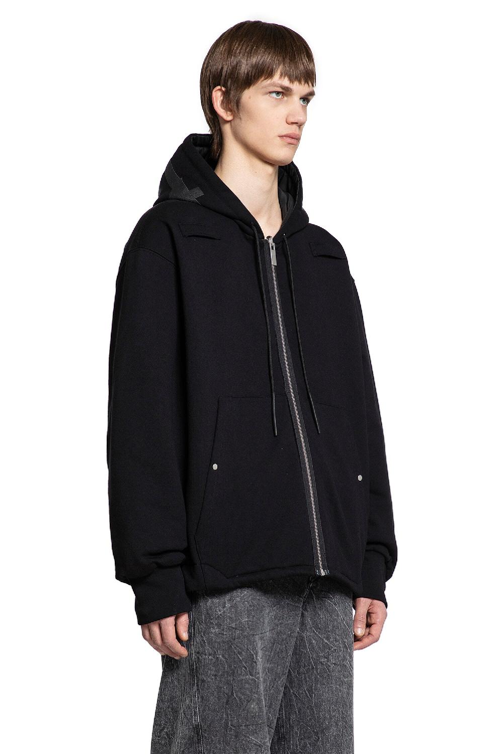 Antonioli 44 LABEL GROUP MAN BLACK JACKETS Sconto