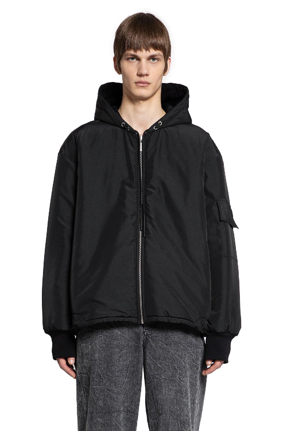 Antonioli 44 LABEL GROUP MAN BLACK JACKETS Sconto