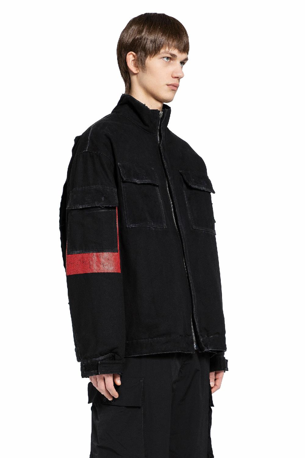Antonioli 44 LABEL GROUP MAN BLACK JACKETS Economico