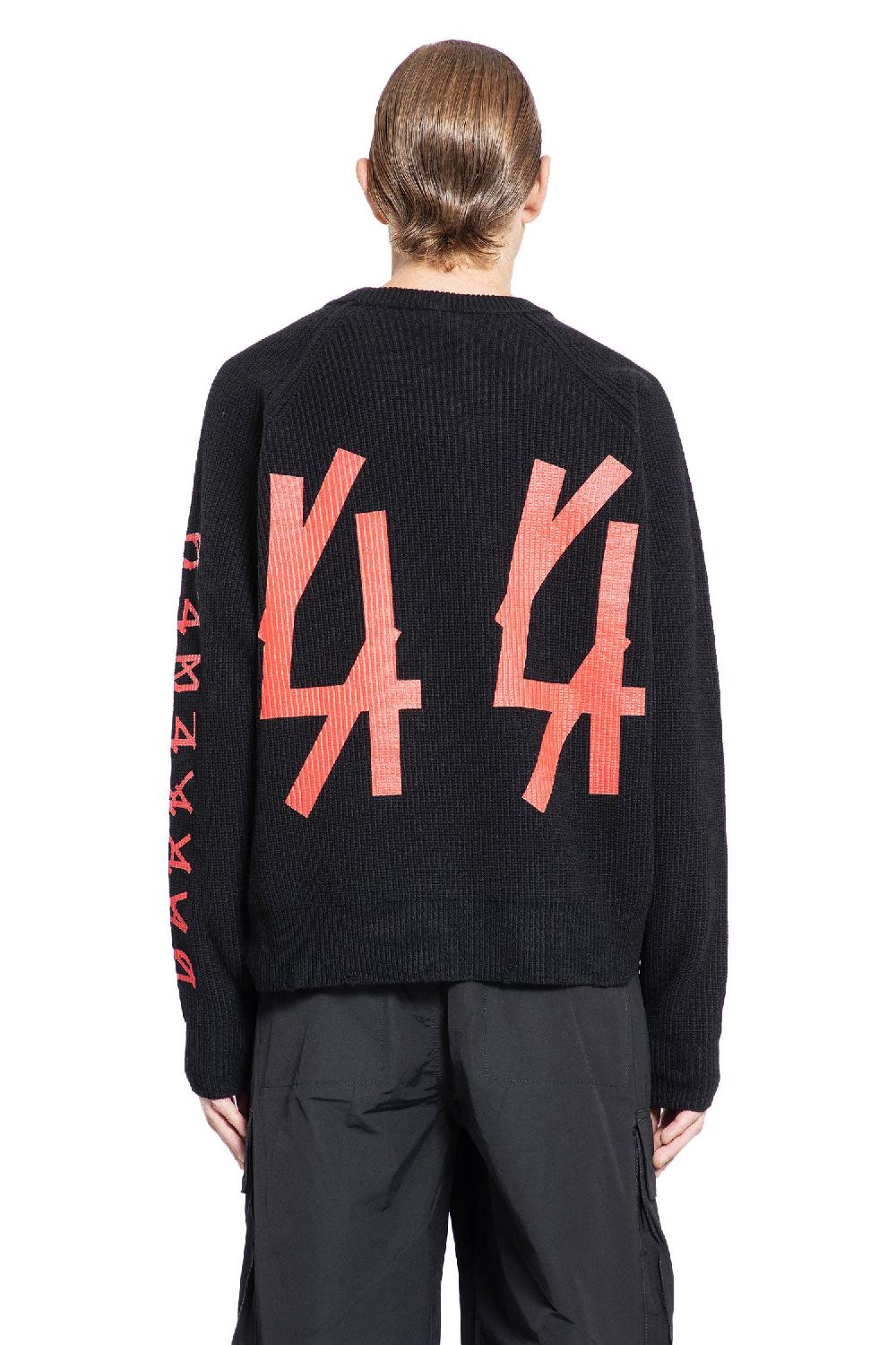 Antonioli 44 LABEL GROUP MAN BLACK KNITWEAR Saldi