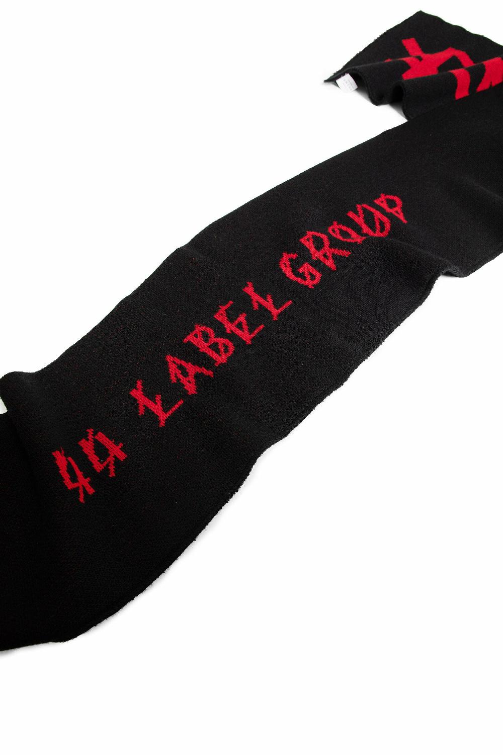Antonioli 44 LABEL GROUP MAN BLACK SCARVES Offerte