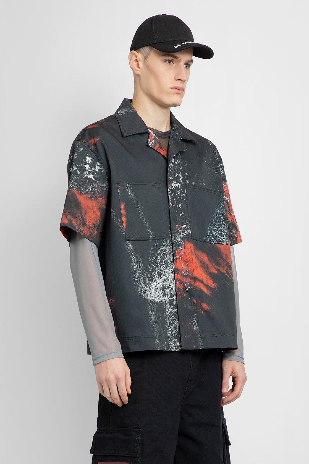 Antonioli 44 LABEL GROUP MAN BLACK SHIRTS Vendita Calda