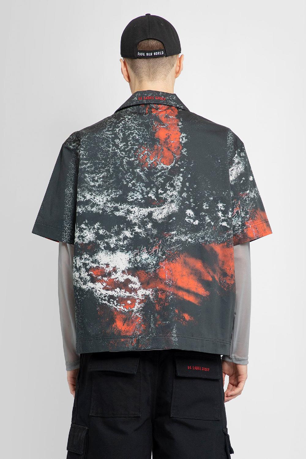 Antonioli 44 LABEL GROUP MAN BLACK SHIRTS Vendita Calda