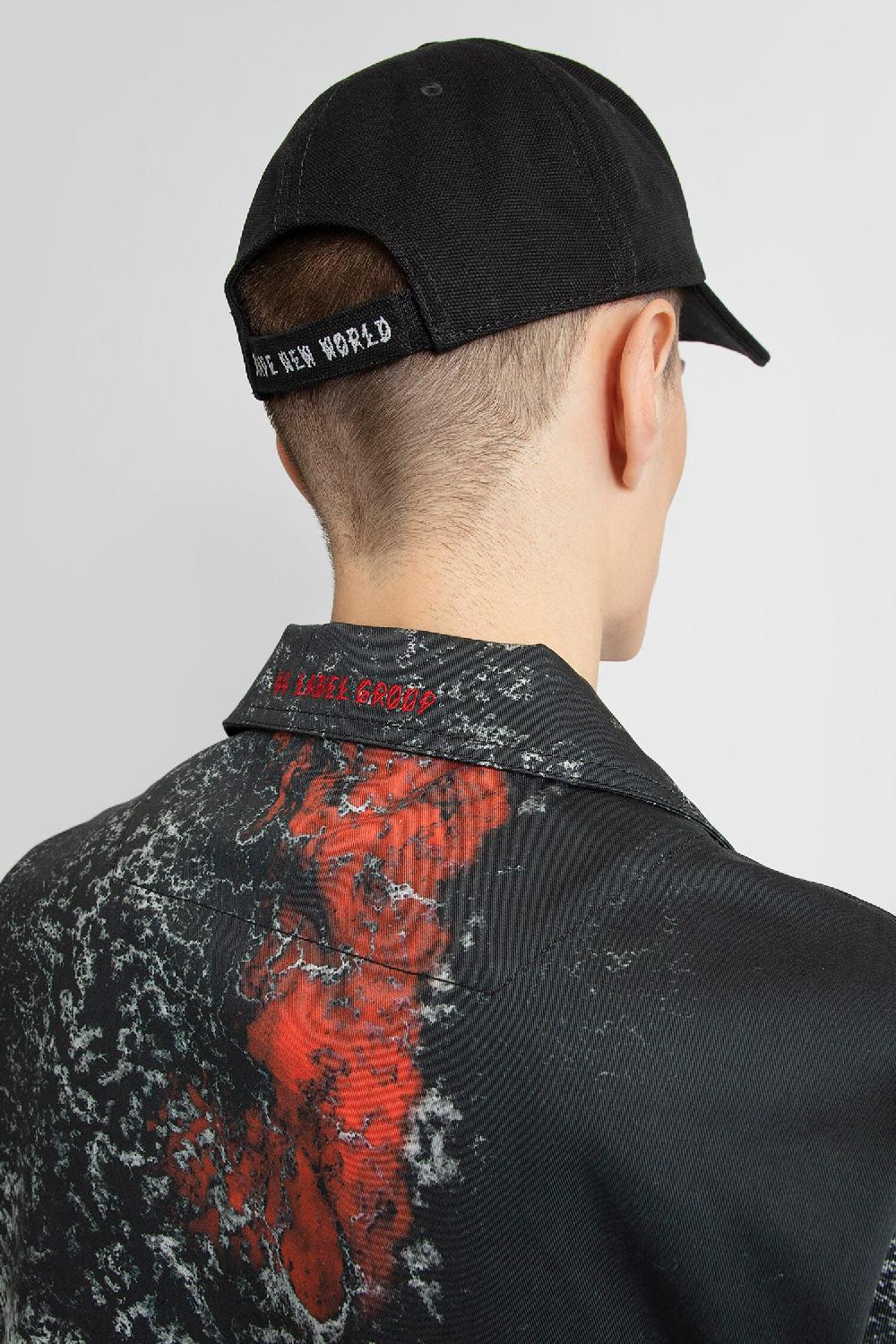 Antonioli 44 LABEL GROUP MAN BLACK SHIRTS Vendita Calda