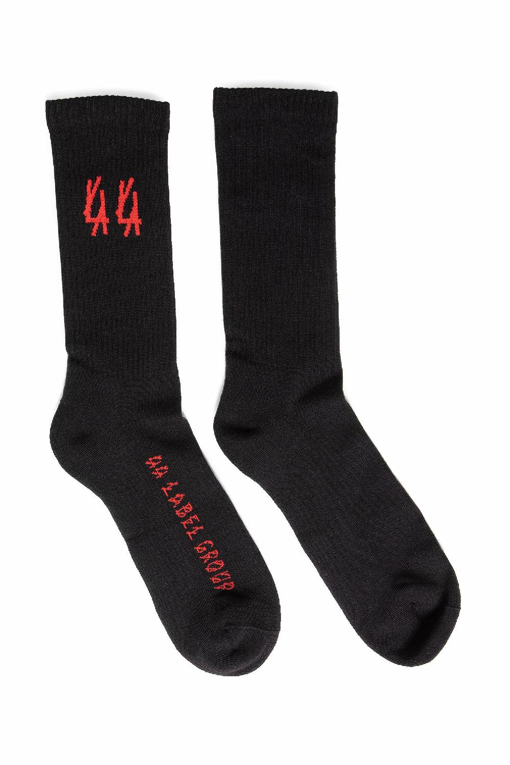 Antonioli 44 LABEL GROUP MAN BLACK SOCKS 2025