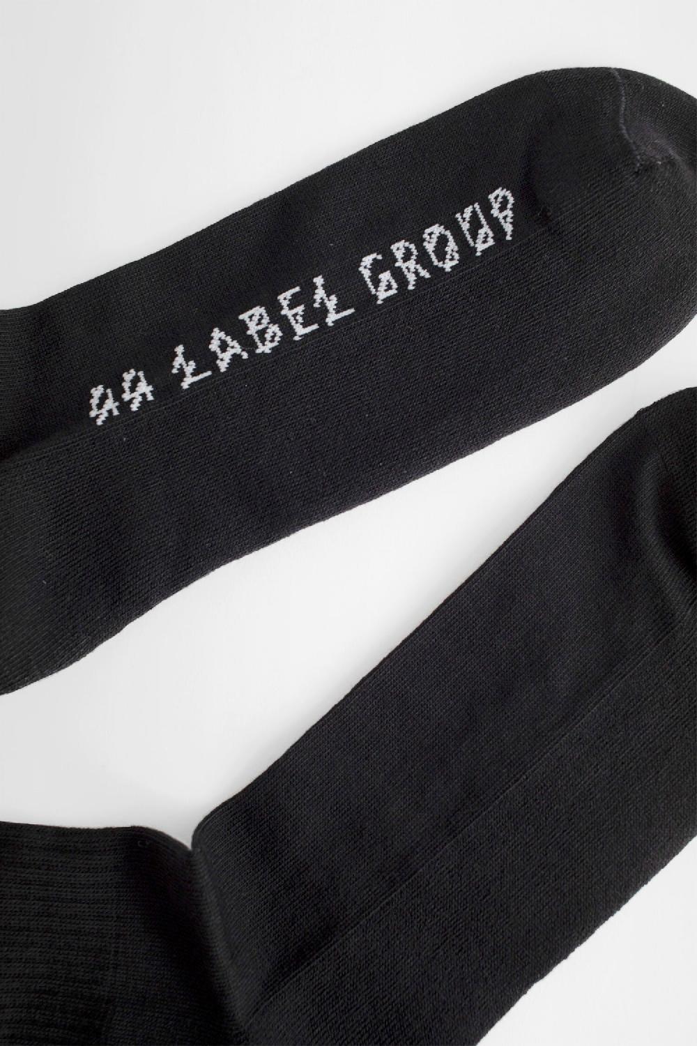 Antonioli 44 LABEL GROUP MAN BLACK SOCKS Italy