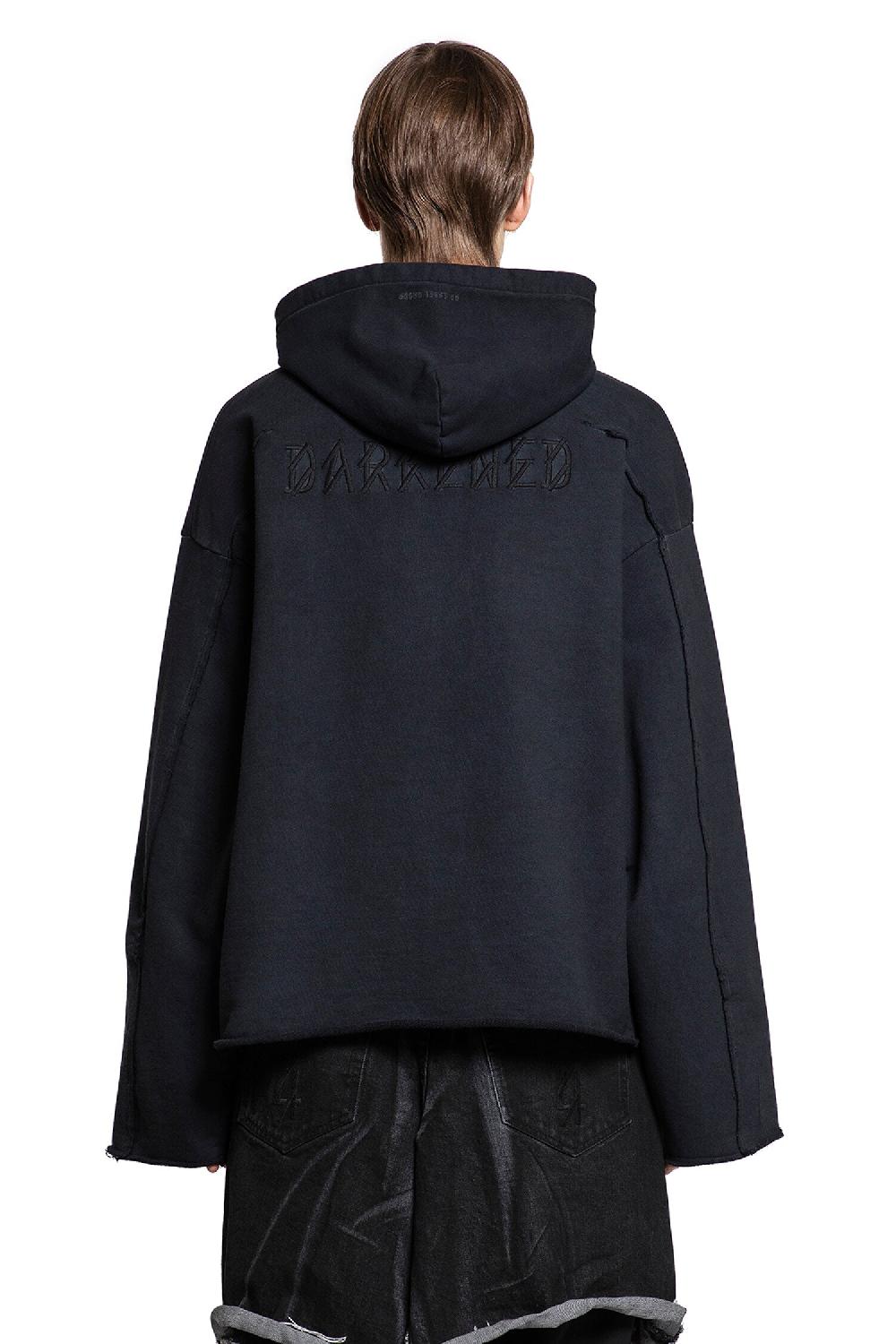 Antonioli 44 LABEL GROUP MAN BLACK SWEATSHIRTS Nuovo