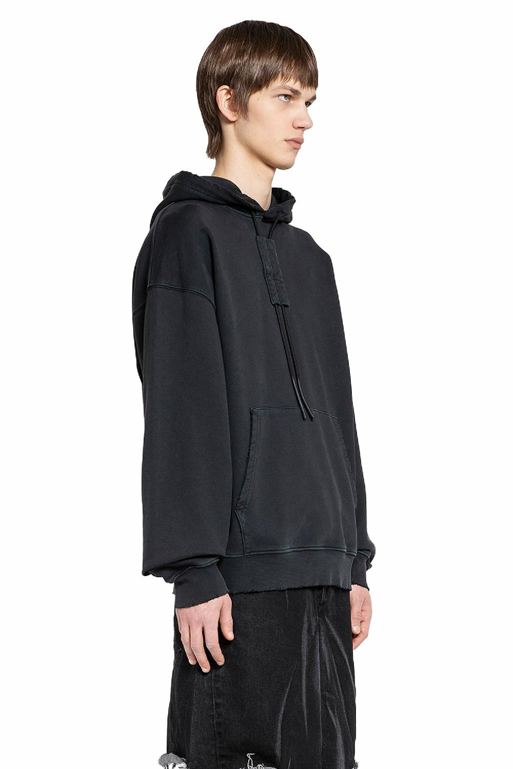 Antonioli 44 LABEL GROUP MAN BLACK SWEATSHIRTS Qualità