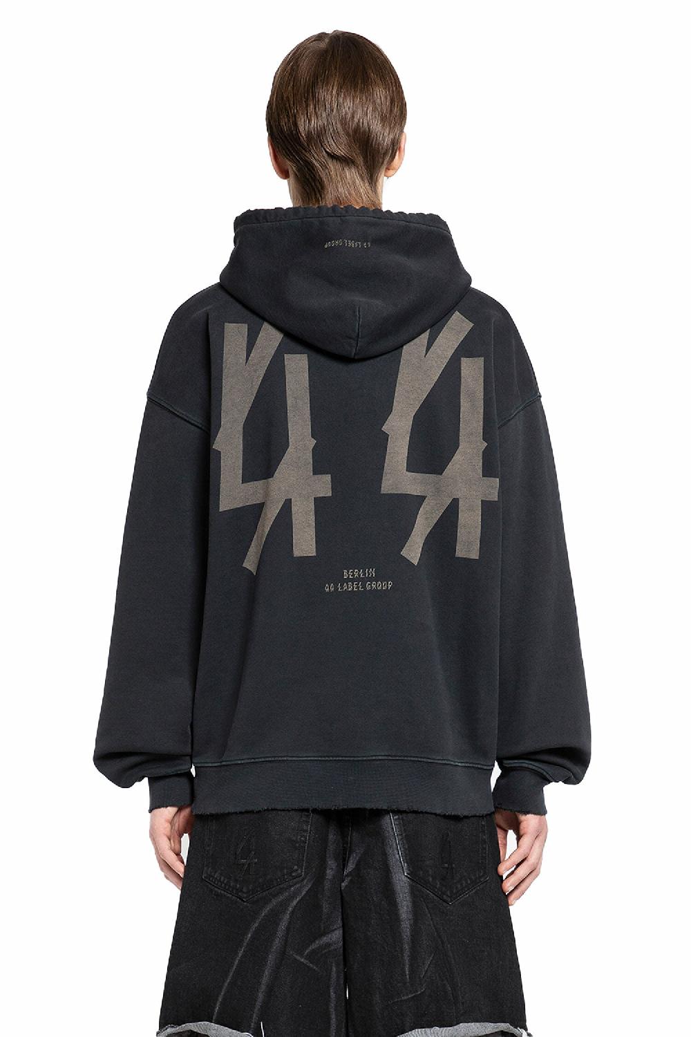 Antonioli 44 LABEL GROUP MAN BLACK SWEATSHIRTS Qualità