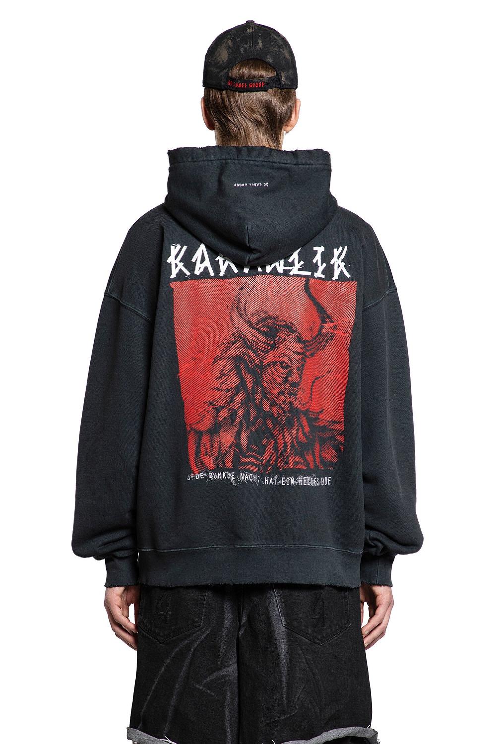 Antonioli 44 LABEL GROUP MAN BLACK SWEATSHIRTS Vendita