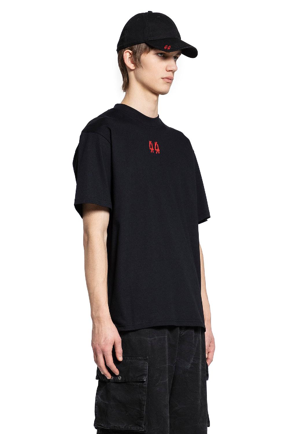 Antonioli 44 LABEL GROUP MAN BLACK T-SHIRTS & TANK TOPS Spedizione Gratuita