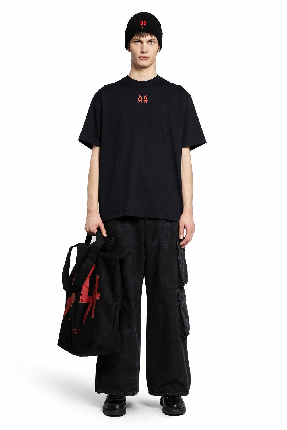 Antonioli 44 LABEL GROUP MAN BLACK T-SHIRTS & TANK TOPS Pezzi Unici