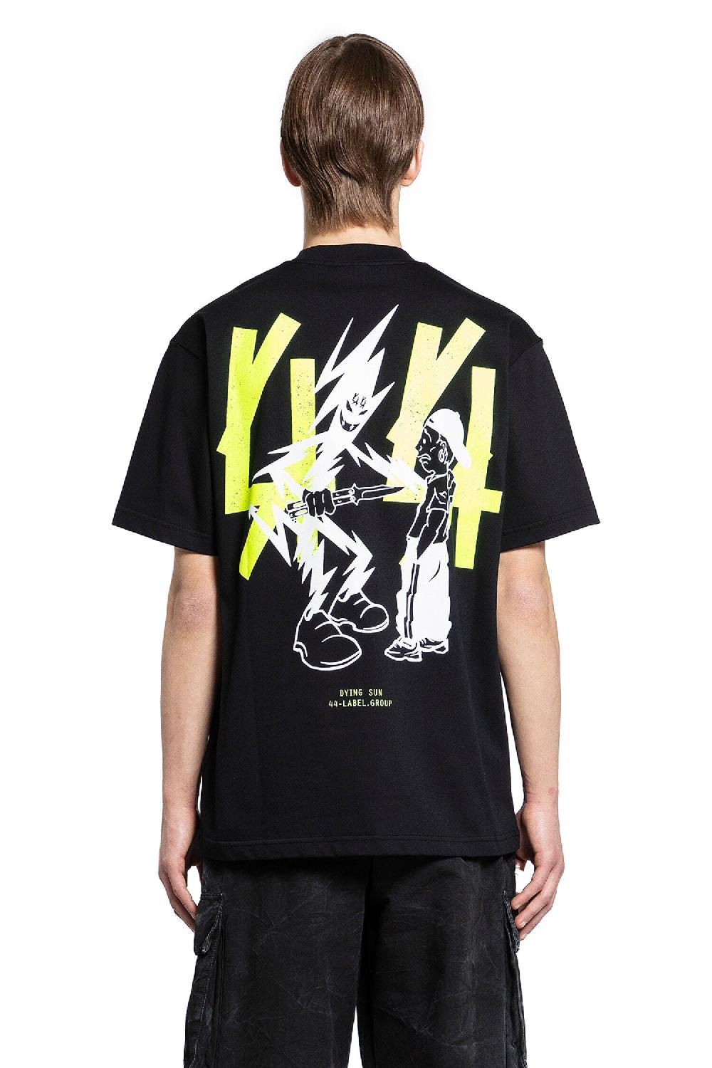 Antonioli 44 LABEL GROUP MAN BLACK T-SHIRTS & TANK TOPS Online Outlet