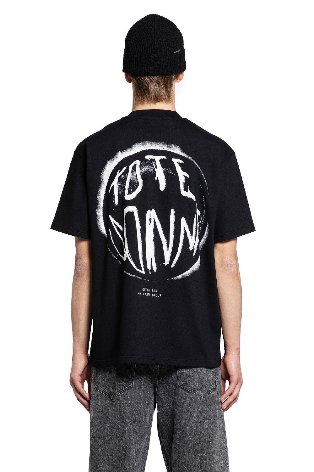 Antonioli 44 LABEL GROUP MAN BLACK T-SHIRTS & TANK TOPS Qualità Garantita