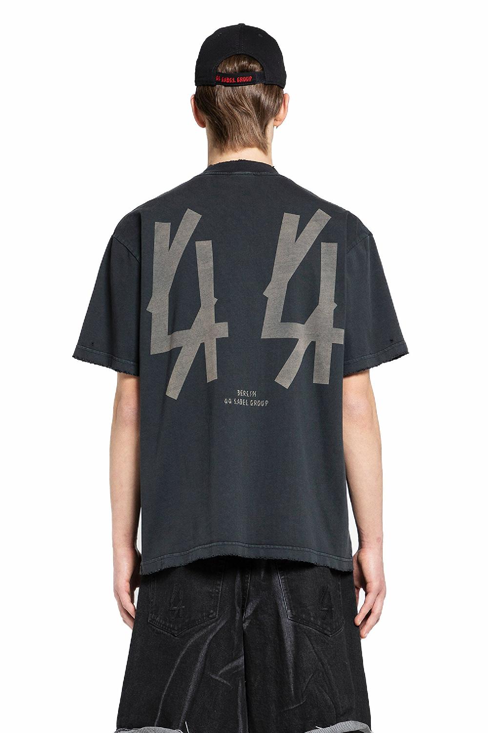 Antonioli 44 LABEL GROUP MAN BLACK T-SHIRTS & TANK TOPS Promozione Limitata