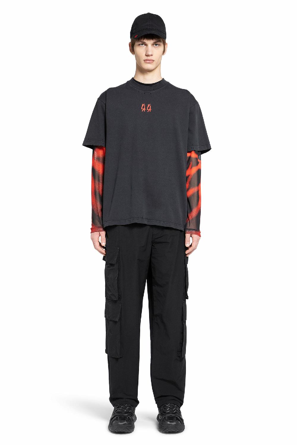 Antonioli 44 LABEL GROUP MAN BLACK T-SHIRTS & TANK TOPS Fino Al -60%