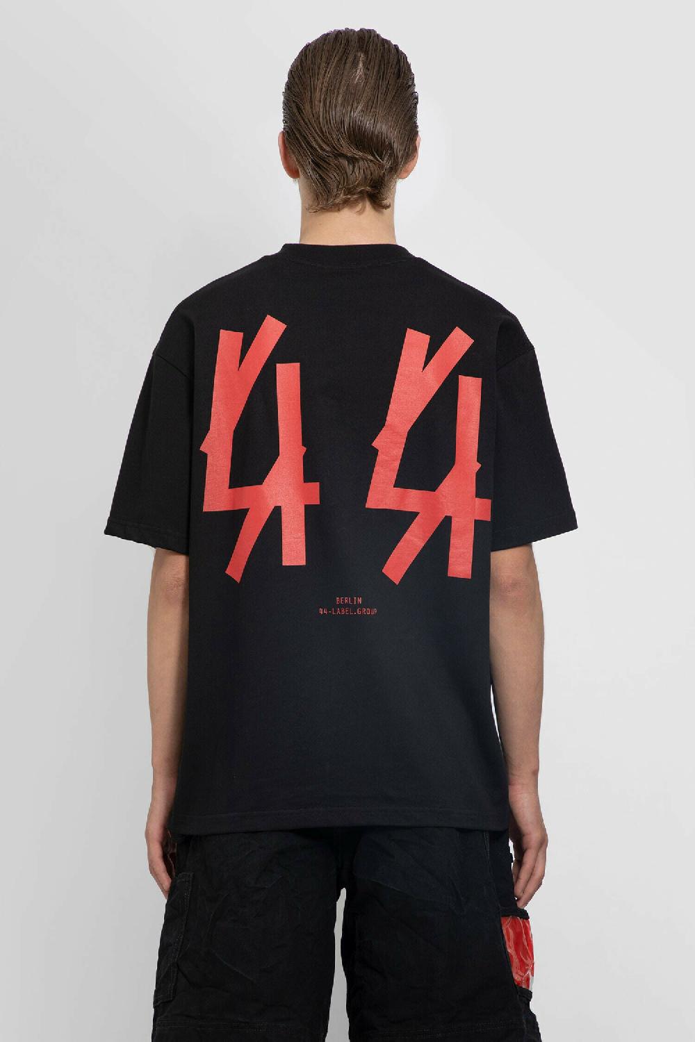 Antonioli 44 LABEL GROUP MAN BLACK T-SHIRTS & TANK TOPS Affare Del Giorno