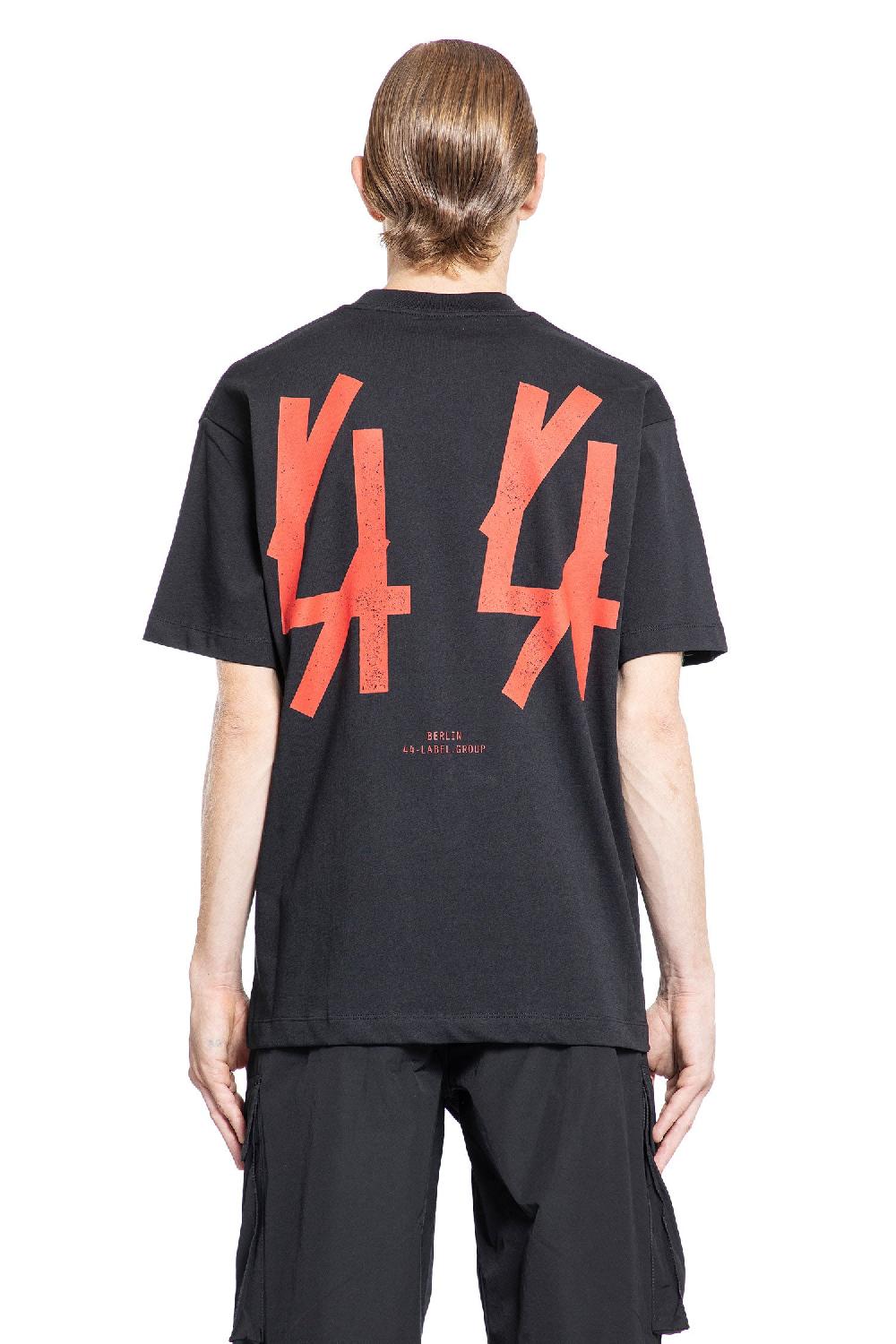 Antonioli 44 LABEL GROUP MAN BLACK T-SHIRTS & TANK TOPS Convenienza