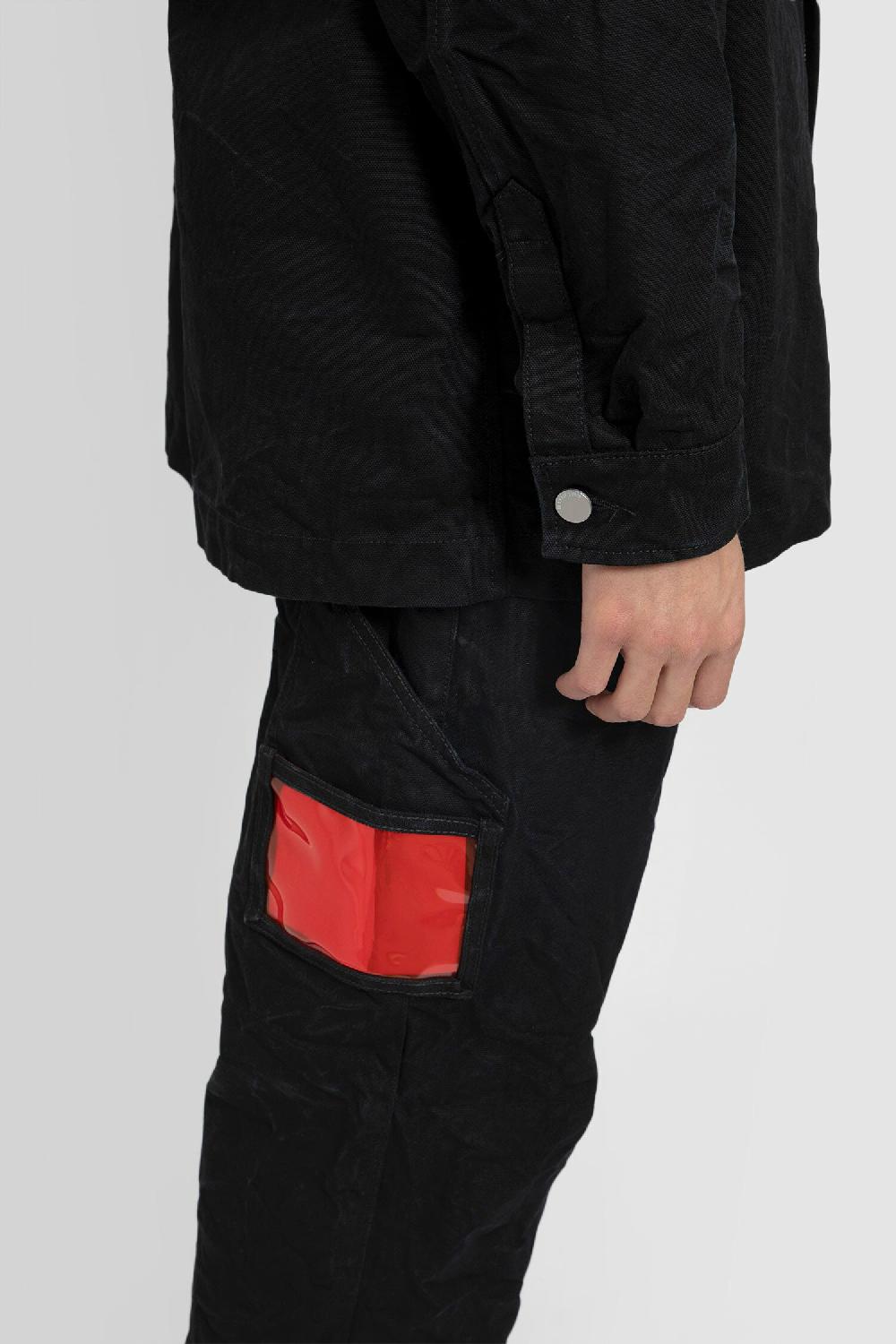 Antonioli 44 LABEL GROUP MAN BLACK TROUSERS Sconto