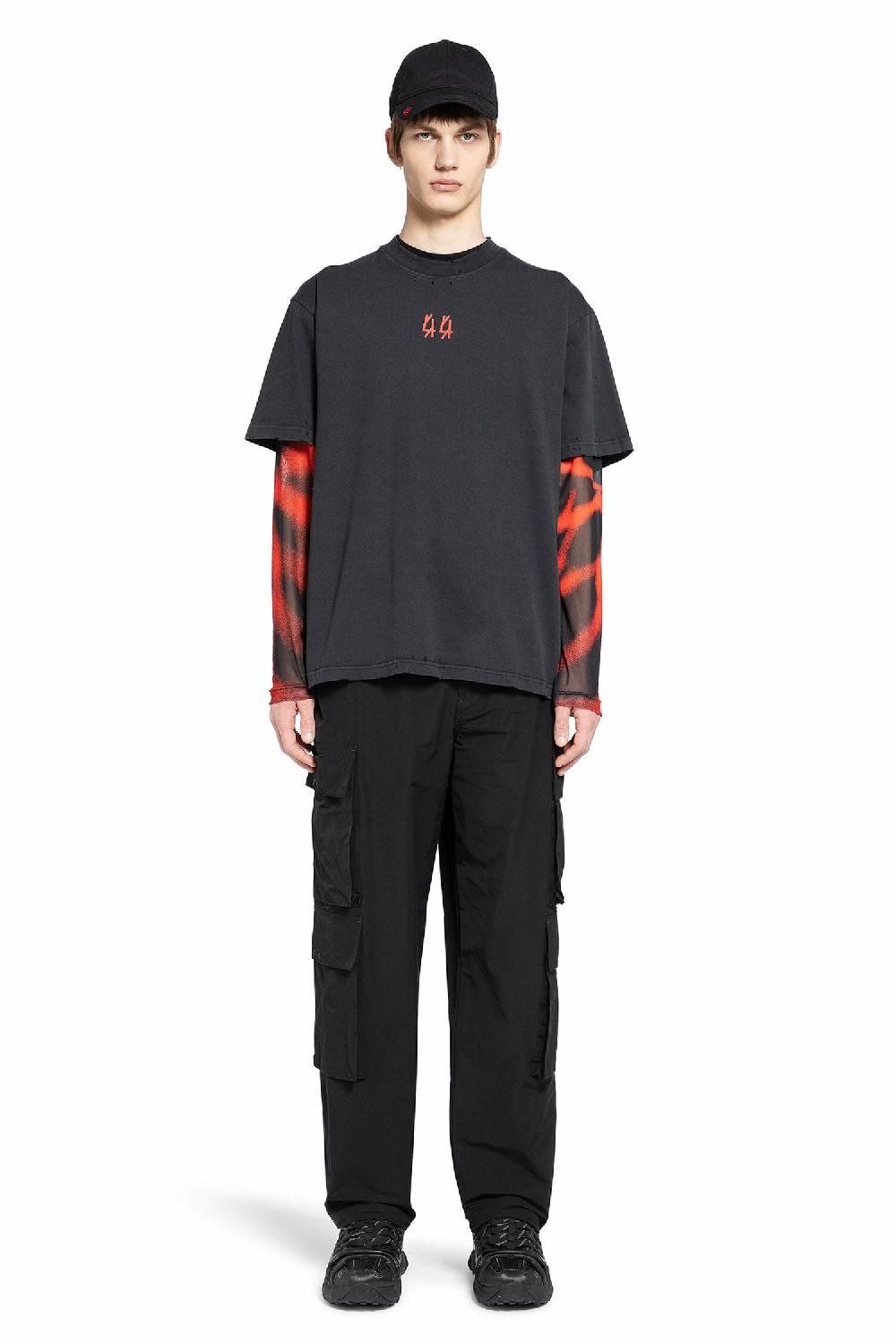 Antonioli 44 LABEL GROUP MAN BLACK TROUSERS Online