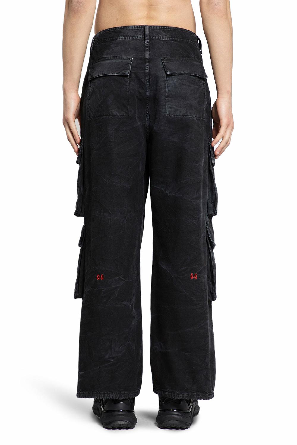 Antonioli 44 LABEL GROUP MAN BLACK TROUSERS Outlet