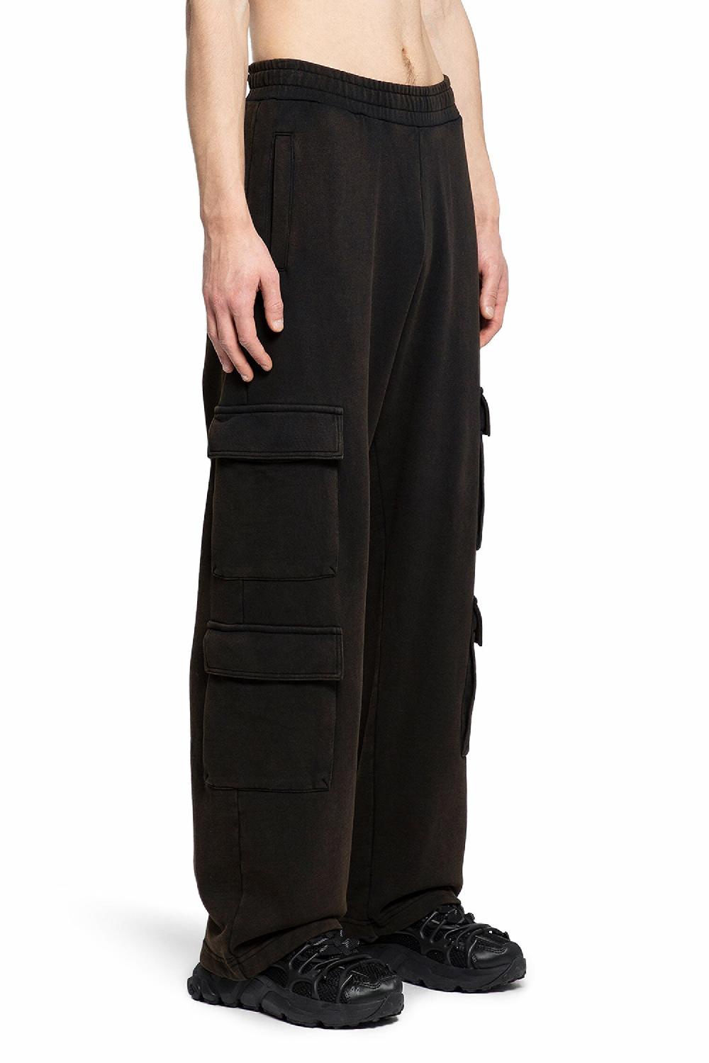 Antonioli 44 LABEL GROUP MAN BLACK TROUSERS In Vendita
