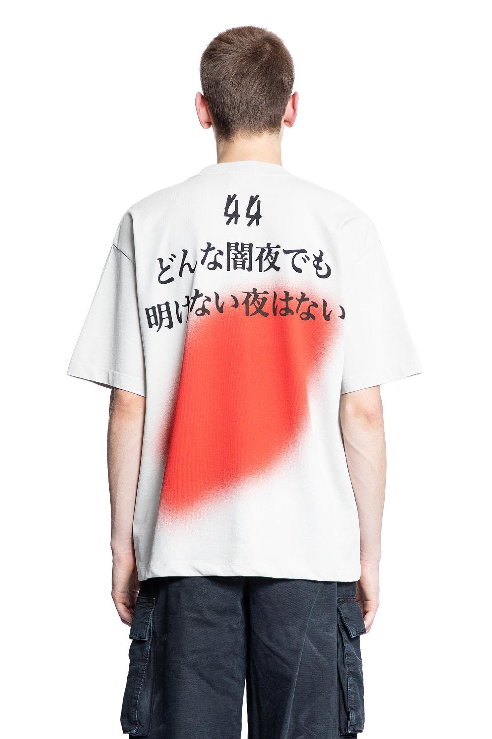 Antonioli 44 LABEL GROUP MAN OFF-WHITE T-SHIRTS & TANK TOPS In Linea