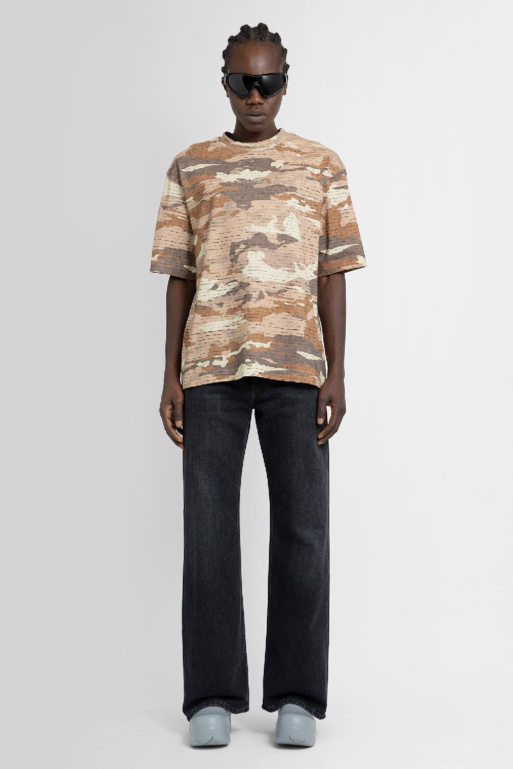 Antonioli ACNE STUDIOS MAN BEIGE T-SHIRTS & TANK TOPS Sottocosto