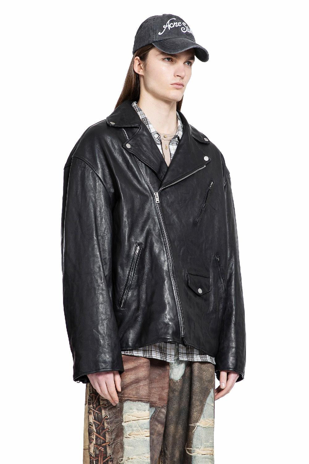 Antonioli ACNE STUDIOS MAN BLACK JACKETS Sconto