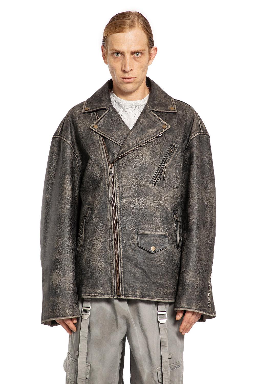 Antonioli ACNE STUDIOS MAN BLACK JACKETS Negozi Online