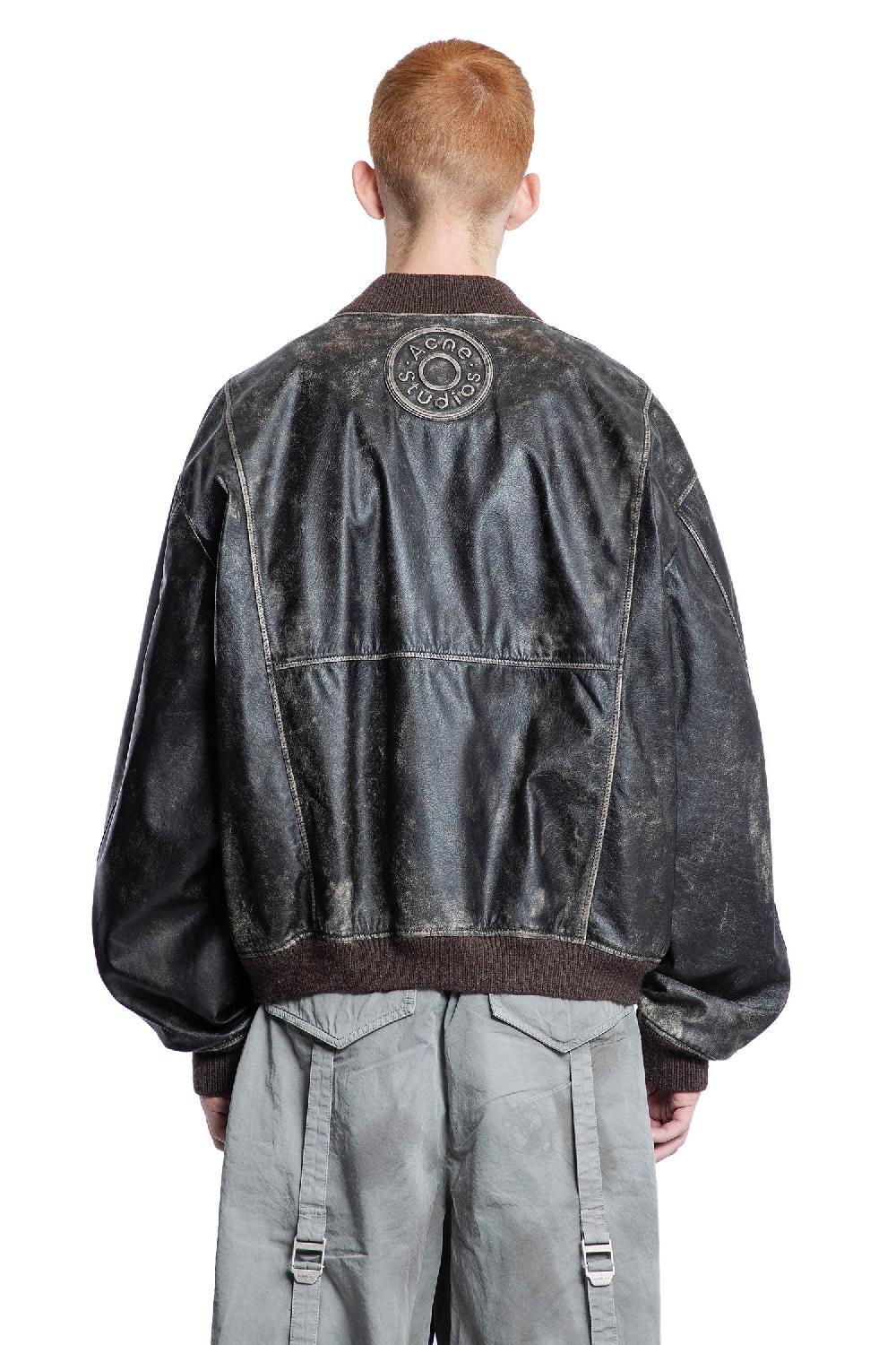 Antonioli ACNE STUDIOS MAN BLACK JACKETS Consegna Veloce