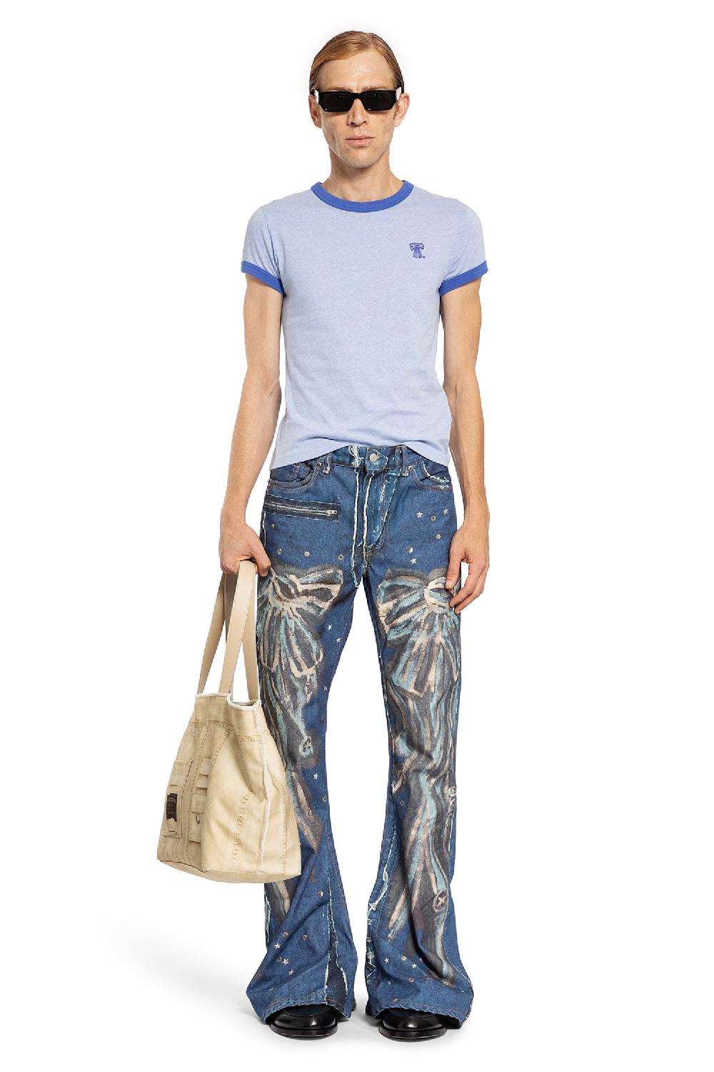 Antonioli ACNE STUDIOS MAN BLUE T-SHIRTS & TANK TOPS 2025