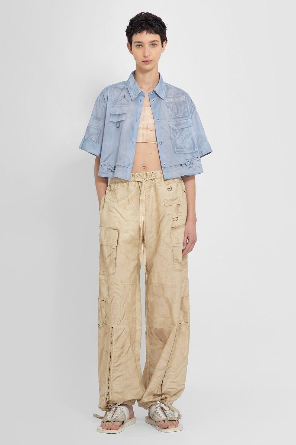Antonioli ACNE STUDIOS WOMAN BEIGE TROUSERS Vendita Calda
