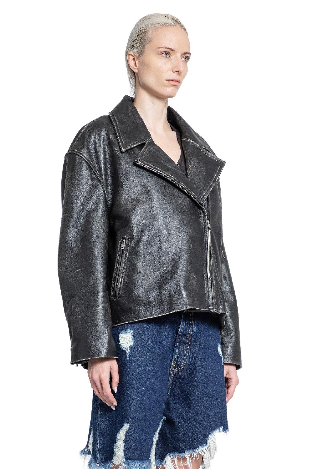 Antonioli ACNE STUDIOS WOMAN BLACK JACKETS Negozio