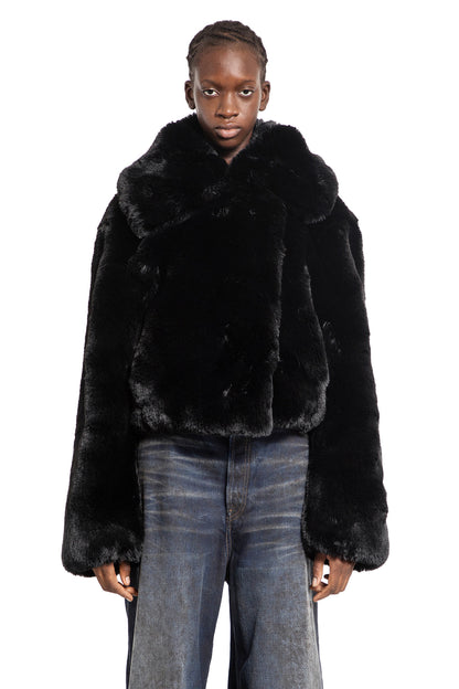 Antonioli ACNE STUDIOS WOMAN BLACK JACKETS In Saldo