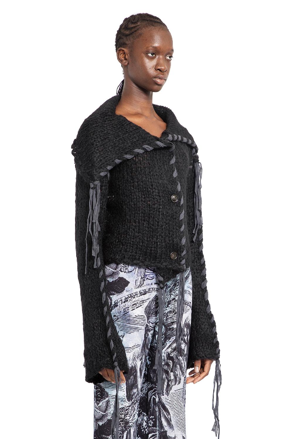 Antonioli ACNE STUDIOS WOMAN BLACK KNITWEAR Moda