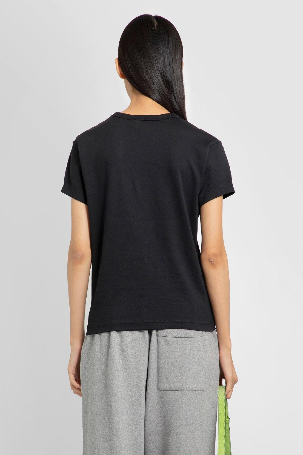 Antonioli ACNE STUDIOS WOMAN BLACK T-SHIRTS & TANK TOPS Offerte stagionali
