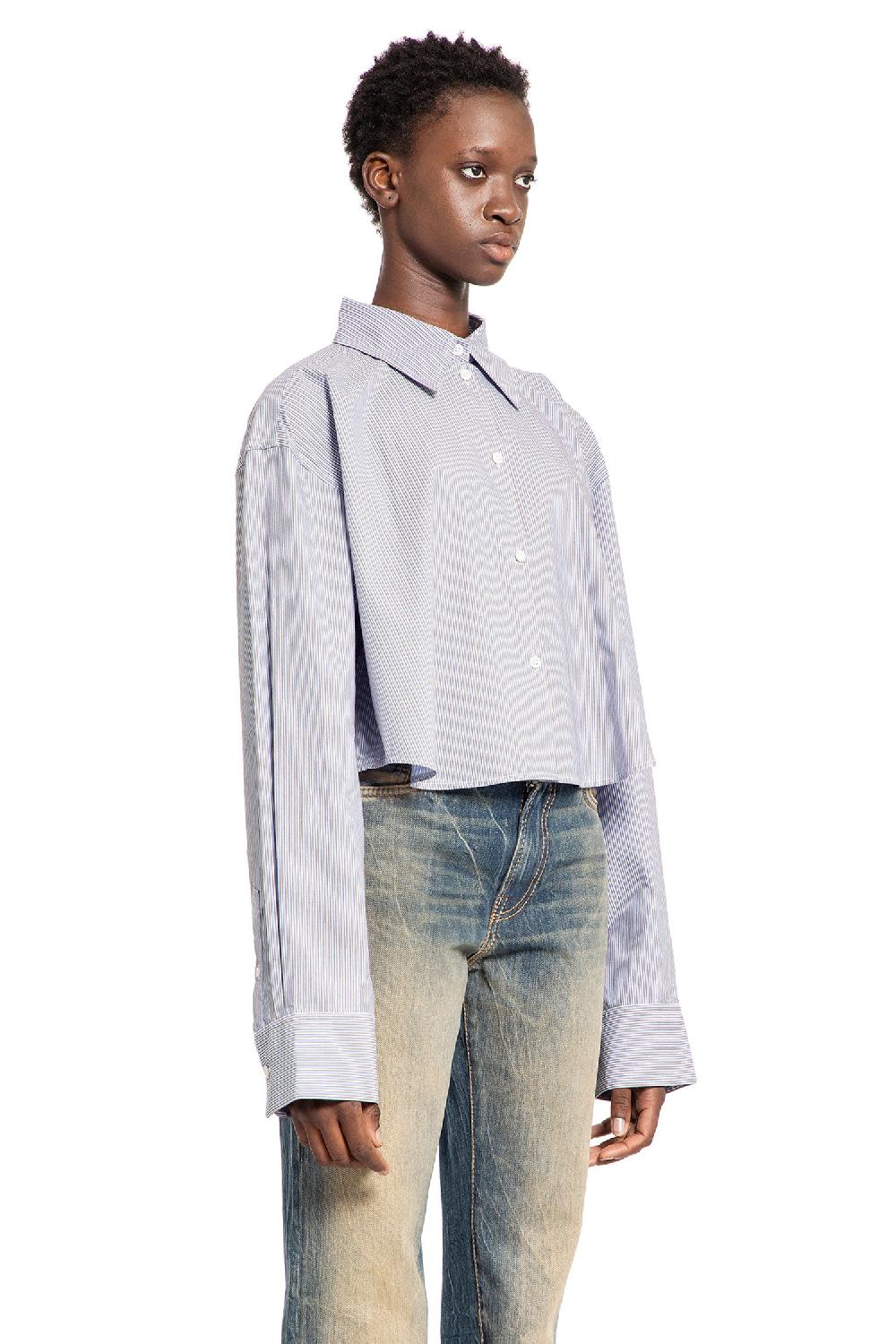 Antonioli ACNE STUDIOS WOMAN BLUE SHIRTS Soddisfazione Garantita