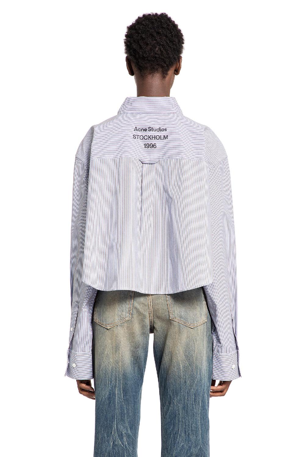 Antonioli ACNE STUDIOS WOMAN BLUE SHIRTS Soddisfazione Garantita
