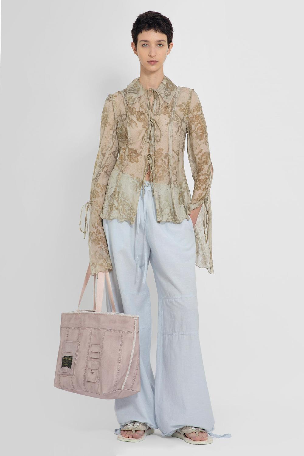 Antonioli ACNE STUDIOS WOMAN BLUE TROUSERS Latest stili