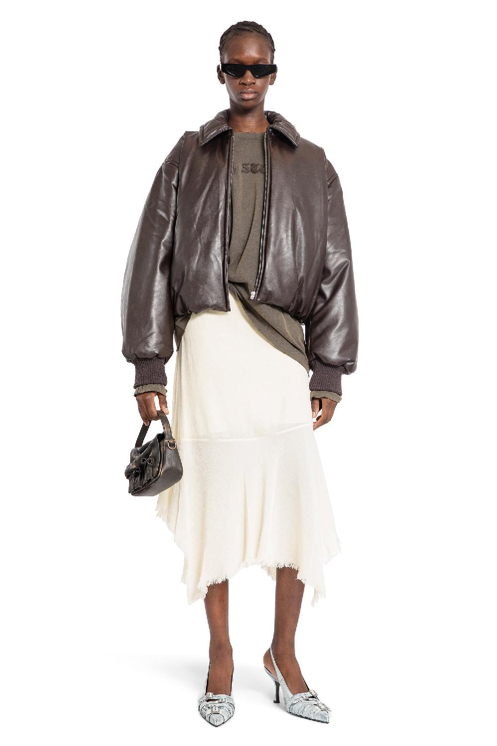Antonioli ACNE STUDIOS WOMAN BROWN SHIRTS Shopping Online