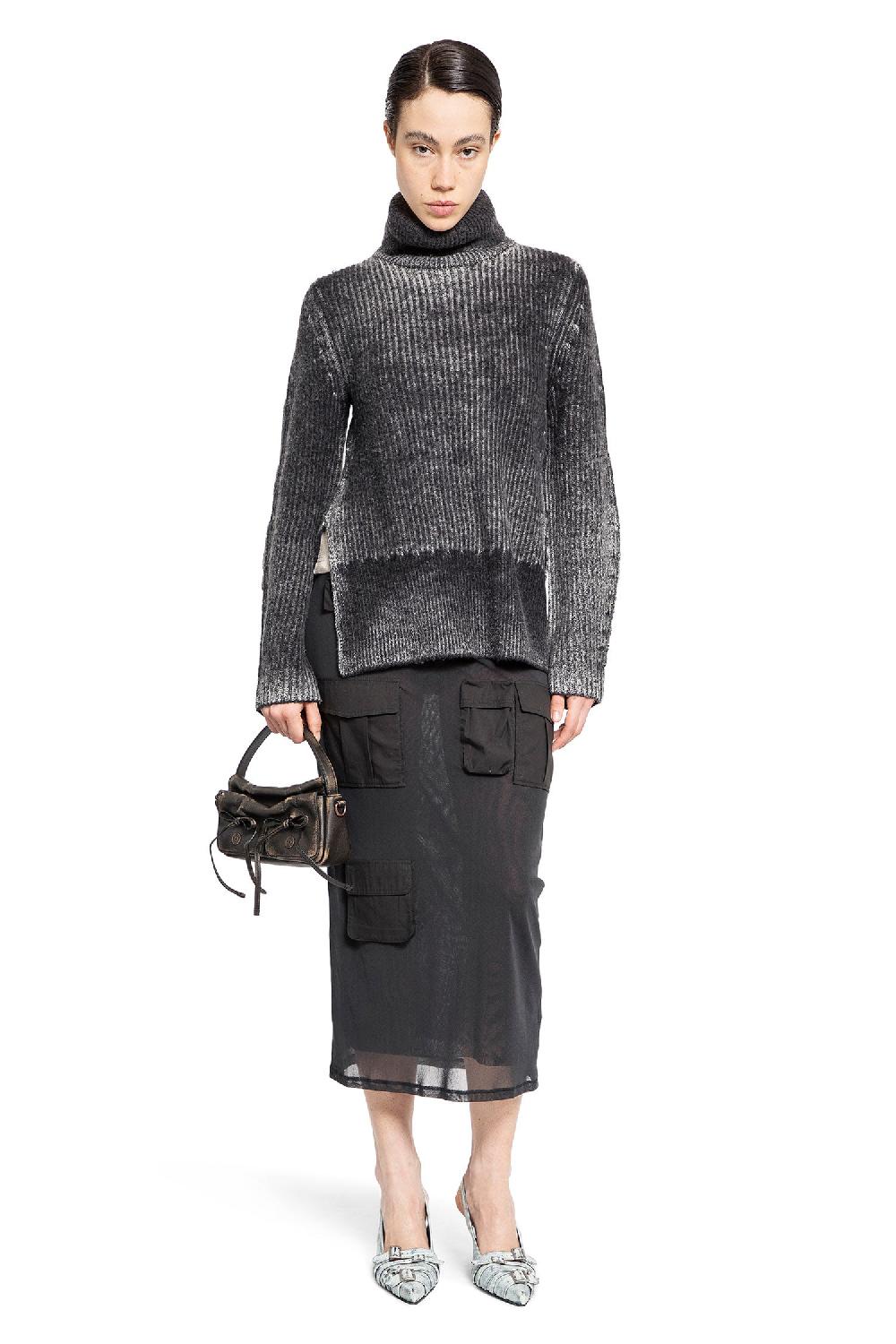Antonioli ACNE STUDIOS WOMAN GREY KNITWEAR Sottocosto
