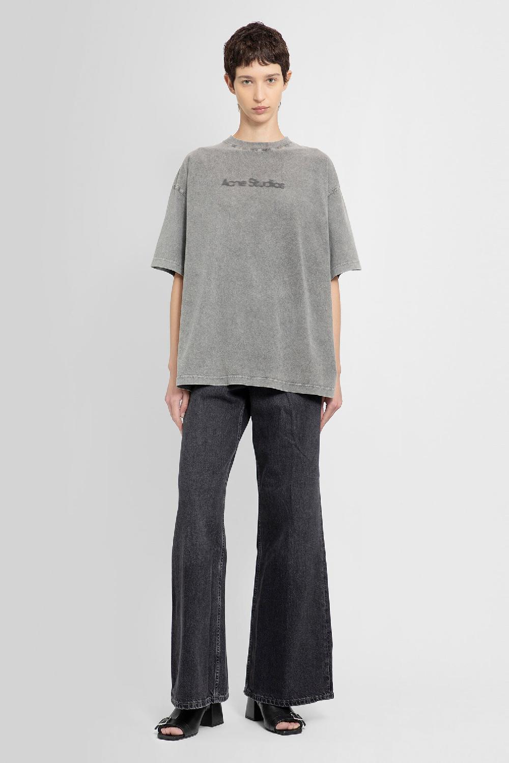 Antonioli ACNE STUDIOS WOMAN GREY T-SHIRTS & TANK TOPS Novità