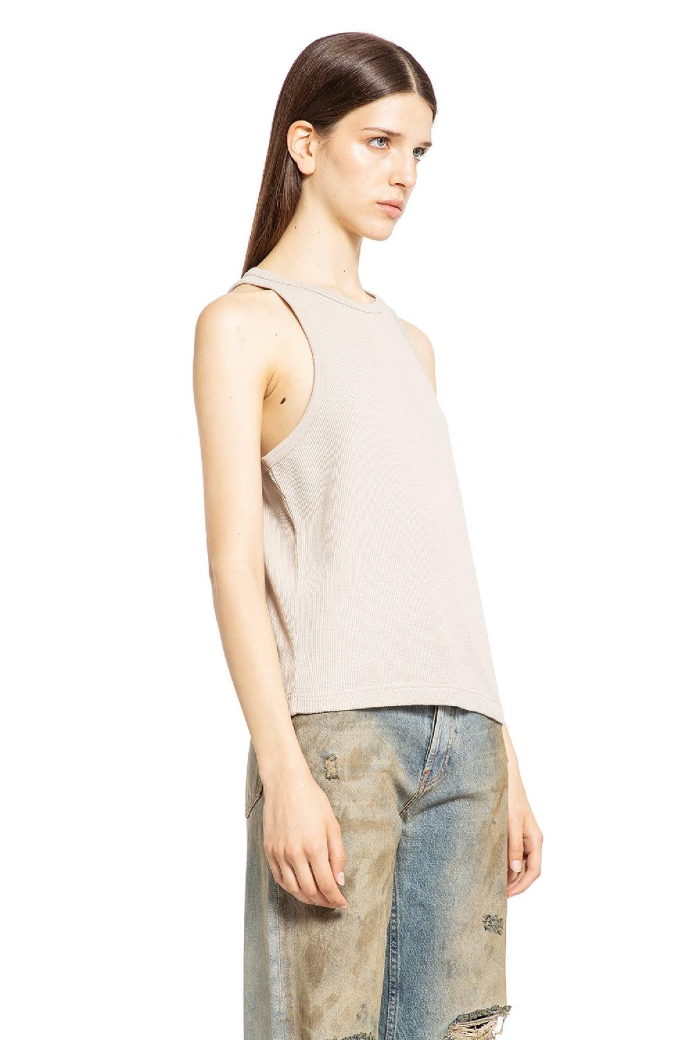 Antonioli ACNE STUDIOS WOMAN GREY T-SHIRTS & TANK TOPS Sconto