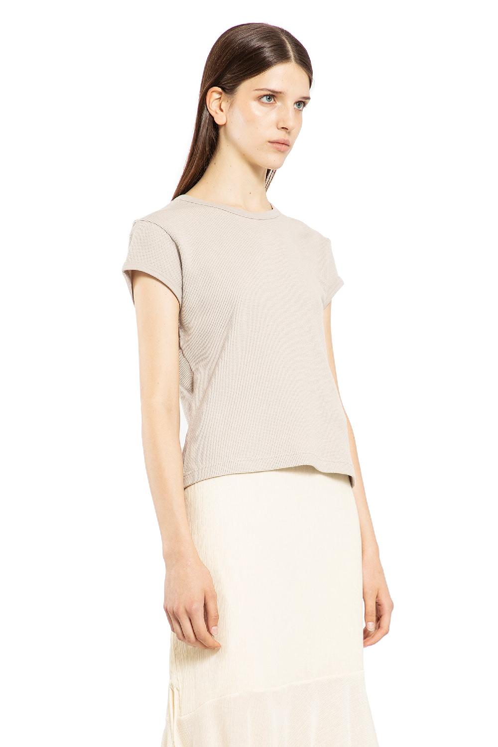 Antonioli ACNE STUDIOS WOMAN GREY T-SHIRTS & TANK TOPS Offerta