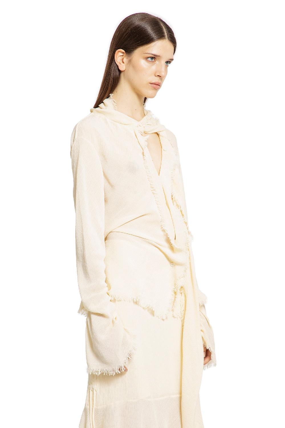 Antonioli ACNE STUDIOS WOMAN OFF-WHITE SHIRTS Saldi Di Fabbrica