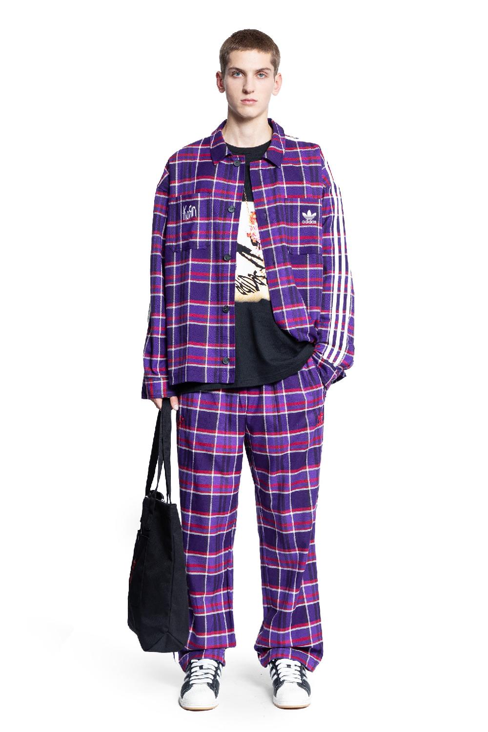 Antonioli ADIDAS MAN PURPLE JACKETS Vendita Economica